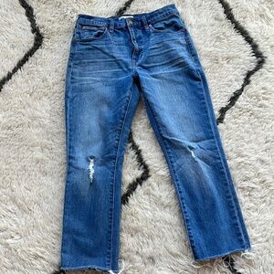 Madewell High-Rise Slim Crop Boyjean – Size 25